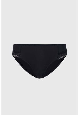 Imagen 1 del producto Calzón Mujer Pantaleta Algodón Encaje Negro
