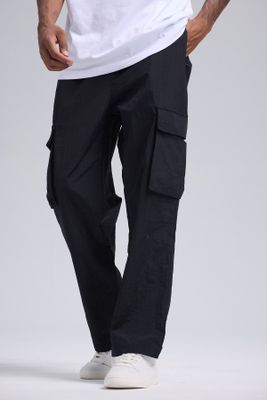 Pantalón Hombre Cargo Taslan Negro