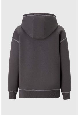 Imagen 2 del producto Polerón Niña Oversize Estampado Marengo