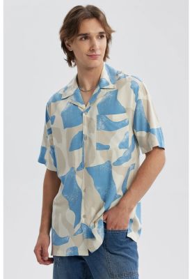 Camisa Hombre Full Rapport Celeste