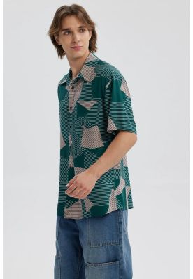 Imagen 2 del producto Camisa Hombre Full Print Verde