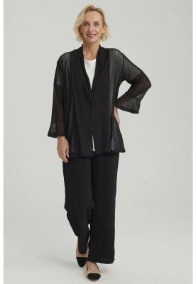 Polera Mujer Con Tapado Negro