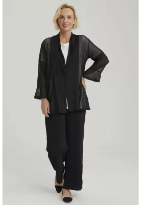 Polera Mujer Con Tapado Negro