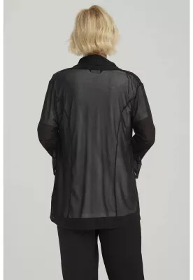 Imagen 2 del producto Polera Mujer Con Tapado Negro