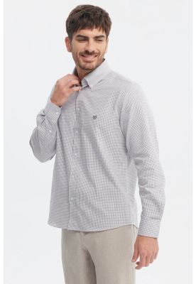 Imagen 2 del producto Camisa Hombre Slim Gris Claro