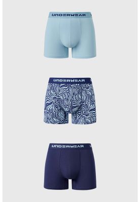 Imagen 1 del producto Bóxer Hombre Tripack Liso Calipso