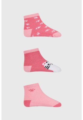 Imagen 1 del producto Calcetín De Vestir Niña Tripack Rosado