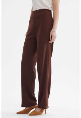 Imagen 2 del producto Pantalón Mujer Calce Recto Chocolate