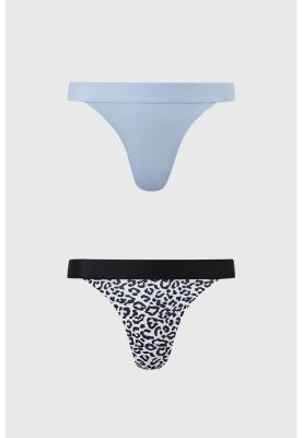 Calzón Mujer Colaless Estampado Negro