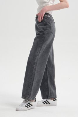 Imagen 2 del producto Jeans Mujer Ajuste Cintura Gris