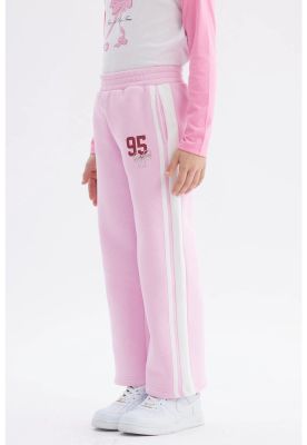 Imagen 2 del producto Pantalón Buzo Niña Wide Leg Rosado