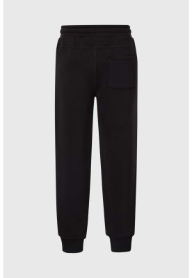 Imagen 2 del producto Pantalón Buzo Niño Jogger Corte Lateral Negro