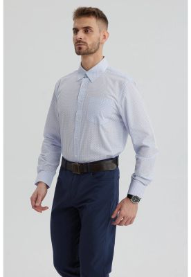 Imagen 2 del producto Camisa Hombre Fantasía Celeste - lll