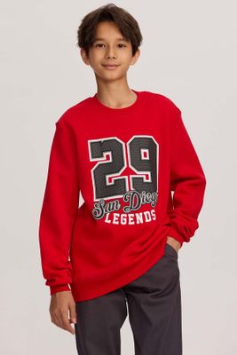 Imagen 2 del producto Polerón Niño Básico Print Rojo