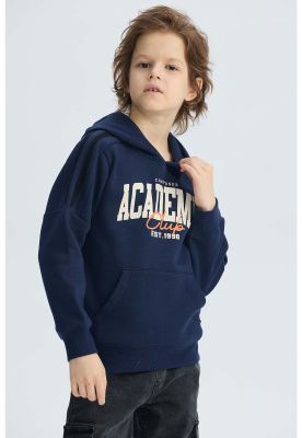 Imagen 2 del producto Polerón Niño Básico Print Azul Oscuro