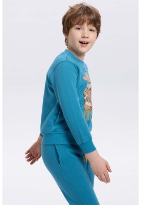 Imagen 2 del producto Polerón Niño Mandalorian Petróleo