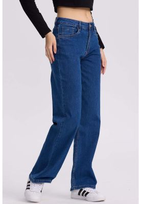 Imagen 2 del producto Jeans Mujer Wide Leg Sofía Azul Oscuro