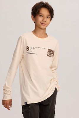 Polera Niño Print Crudo