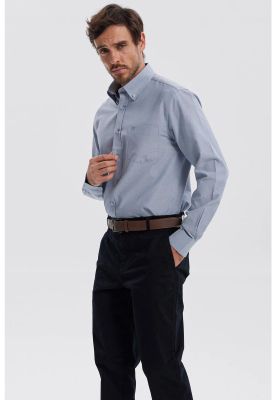 Imagen 2 del producto Camisa Hombre Oxford Gris l