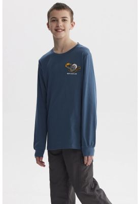 Imagen 2 del producto Polera Niño Puño Y Print Azul Petroleo