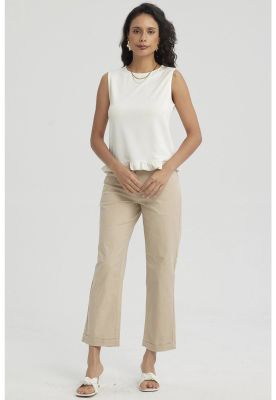 Imagen 2 del producto Polera Mujer Basta Con Vuelos Crema