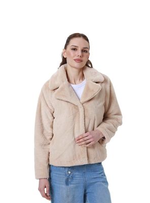 Imagen 1 del producto Chaqueta Mujer Pelo Si Beige