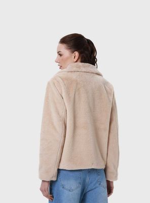Imagen 2 del producto Chaqueta Mujer Pelo Si Beige