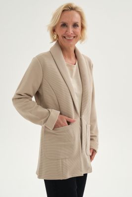 Imagen 2 del producto Chaqueta Mujer Abierta Beige