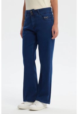 Imagen 2 del producto Jeans Mujer Flare Tiro Alto Azul - lV