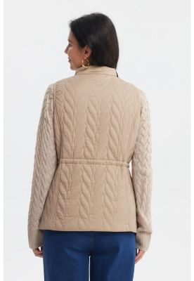 Imagen 2 del producto Parka Mujer Con Rombos Beige
