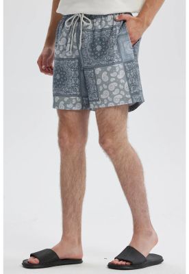 Imagen 2 del producto Short De Baño Hombre Print Bandana Gris