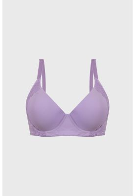 Sostén Mujer Support Detalle Encaje Lila