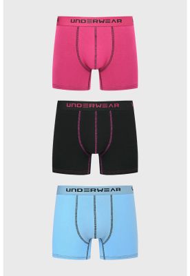 Imagen 1 del producto Bóxer Hombre Tripack Corto Violeta - ll