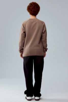 Imagen 2 del producto Polerón Niño Con Corte Cafe