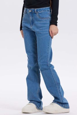 Imagen 2 del producto Jeans Niña Básico Flare Azul Claro