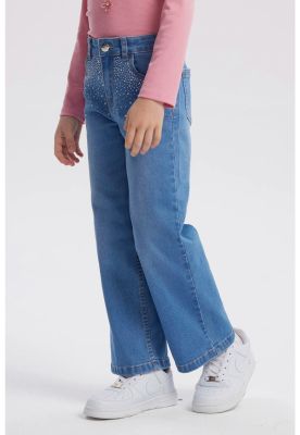 Imagen 2 del producto Jeans Niña Calce Recto Azul