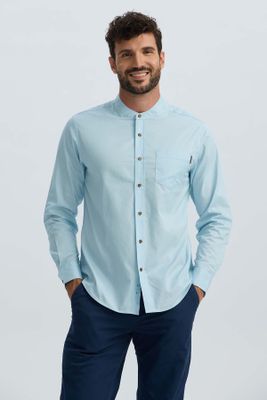 Camisa Hombre Premium Celeste