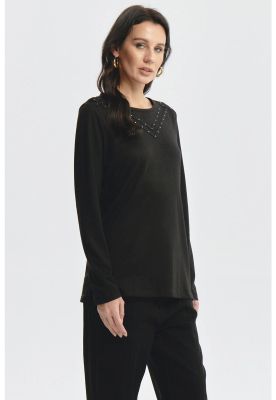 Imagen 2 del producto Sweater Mujer Strass Negro