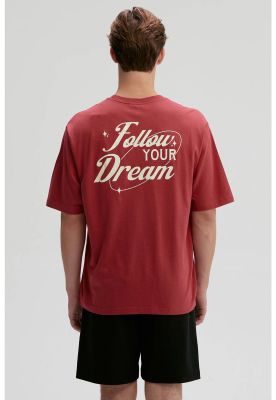 Imagen 2 del producto Polera Hombre Doble Print Rojo