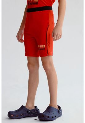 Imagen 2 del producto Short De Baño Niño Básico Rojo