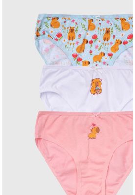 Imagen 2 del producto Calzón Niña Tripack Full Rapport Gris