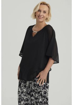 Imagen 2 del producto Polera Mujer Sin Hombros Y Pabilo Negro