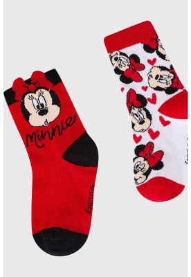 Imagen 2 del producto Calcetín Niña Bipack Rojo