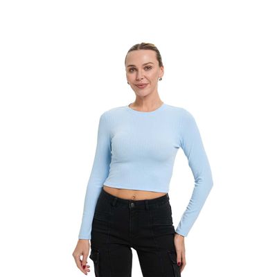 Polera Mujer Lisa Celeste Fashion's Park