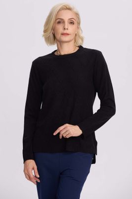 Sweater Mujer Cerrado Negro II