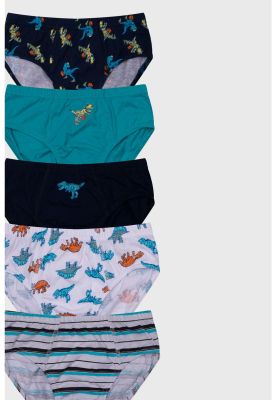 Imagen 2 del producto Bóxer Niño Pack 5 Full Print Azul