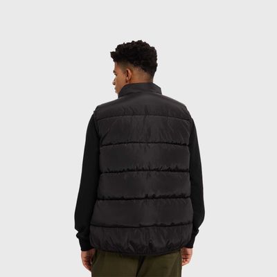 Parka Hombre Full Zipper Con Bolsillo Negro Fashion's Park