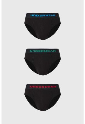 Bóxer Hombre Tripack Liso Negro - lll