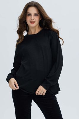 Sweater Mujer Basta Negro