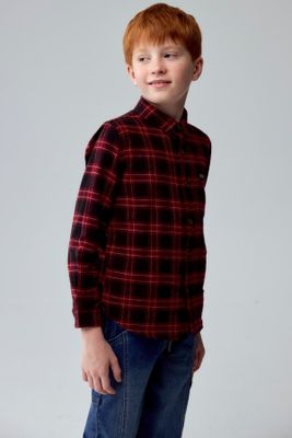 Imagen 2 del producto Camisa Niño Cuadrillé Burdeo